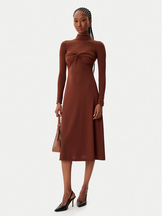 ARTIGLI ARTIGLI Kokteilinė suknelė ACAB003158 Ruda Regular Fit