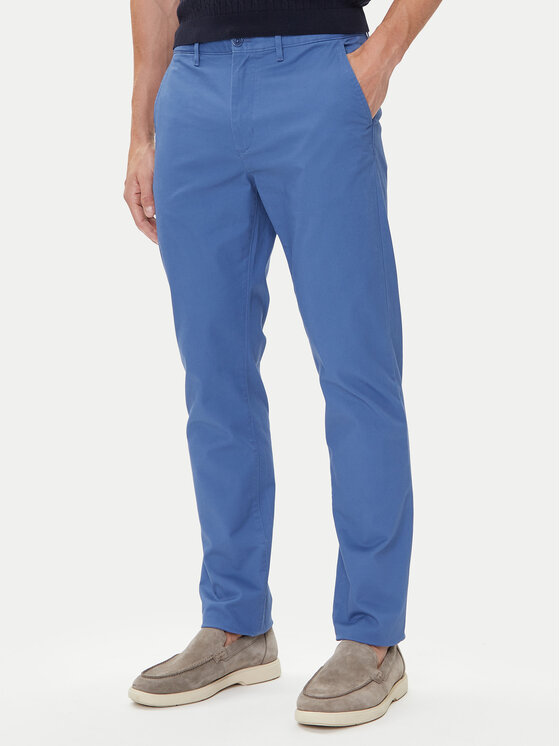 Tommy Hilfiger Tommy Hilfiger Чино панталони Denton Essential MW0MW40262 Син Straight Fit
