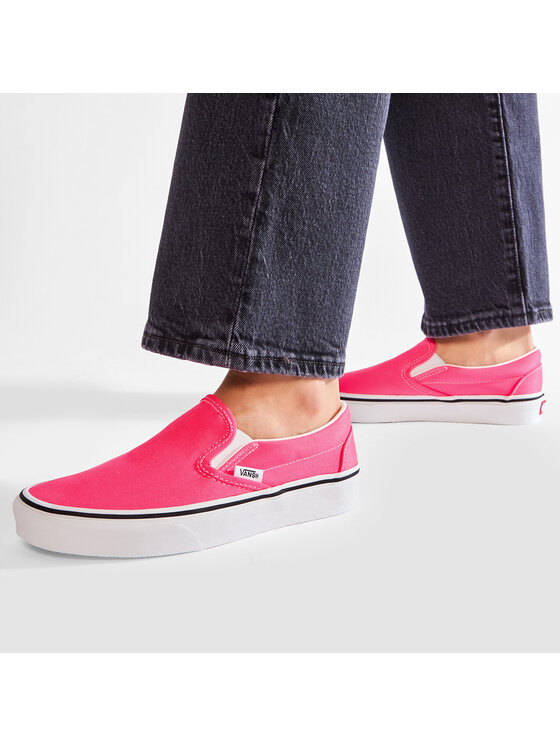 Tan van hot sale slip ons