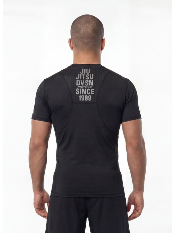 PITBULL PITBULL Koszulka techniczna JIU JITSU Czarny Regular Fit
