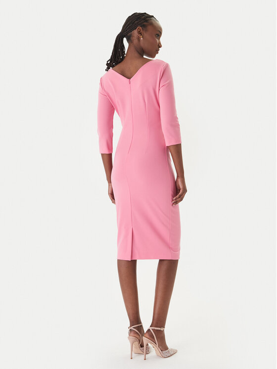 Rinascimento Rinascimento Abito da cocktail CFC0127699003 Rosa Slim Fit
