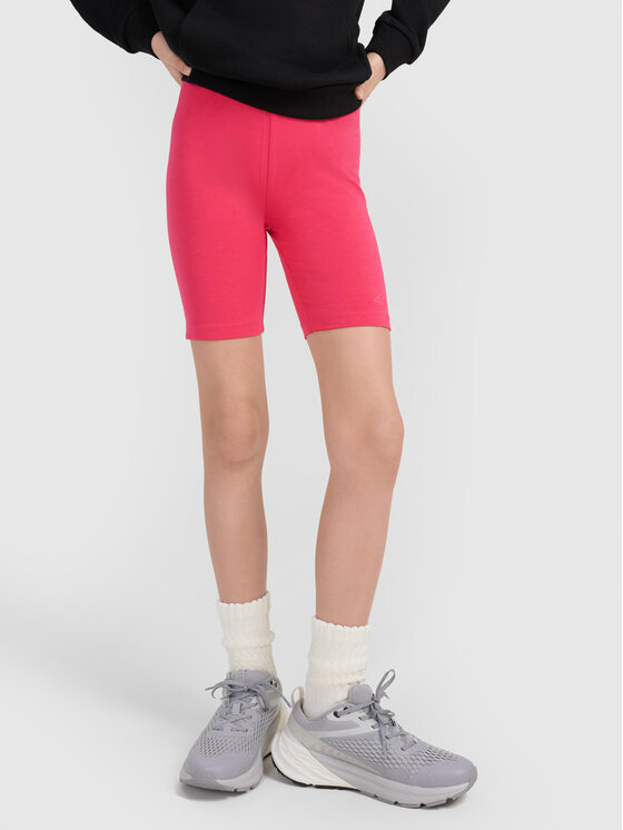 4F 4F Legginsy BASIC+ Różowy