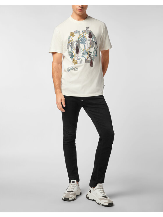 PHILIPP PLEIN PHILIPP PLEIN Tričko 27075 Biela Regular Fit