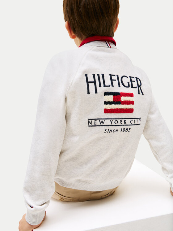 Tommy Hilfiger Tommy Hilfiger Bluza KB0KB09571 D Szary Relaxed Fit