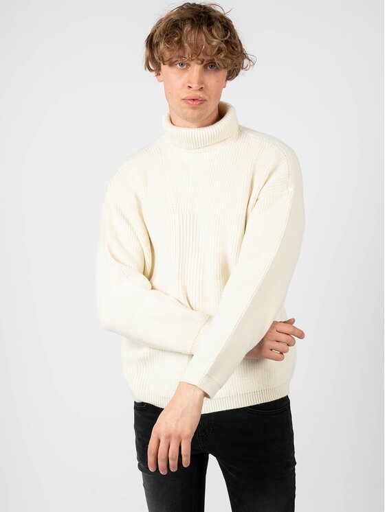 Antony Morato Antony Morato Πουλόβερ MMSW01034-YA400119 Εκρού Oversize