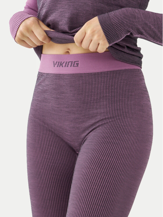 Viking Viking Komplet termo aktivnega perila Mounti 500/25/8757 Vijolična Slim Fit