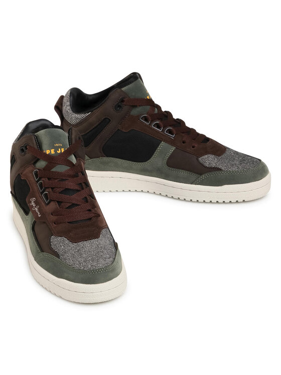 Pepe Jeans Sneakers Kurt Basket Tweed PMS30684 Multicolore Modivo.fr