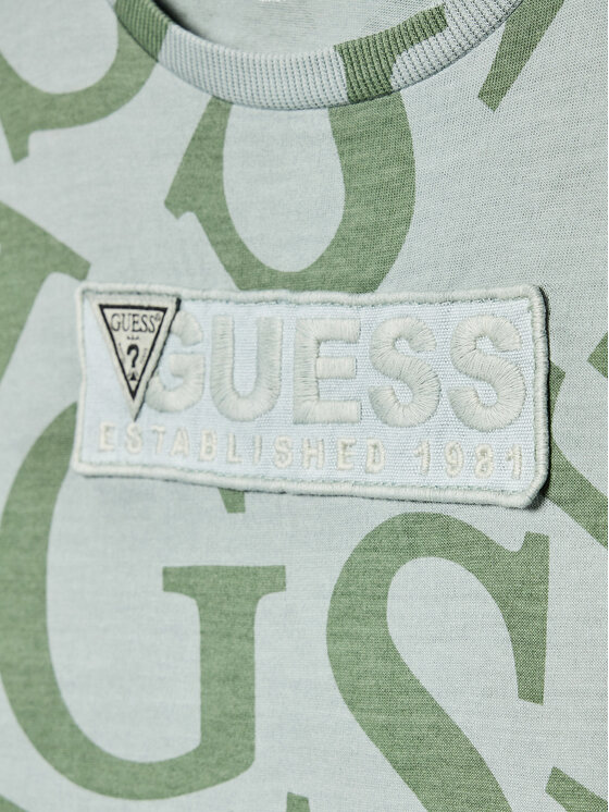 T-shirt L2YI32 K8HM0 Verde Regular Fit