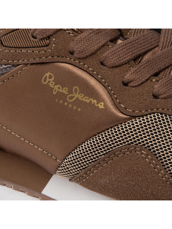 Pepe Jeans Pepe Jeans Superge London W Sequins PLS31382 Rjava