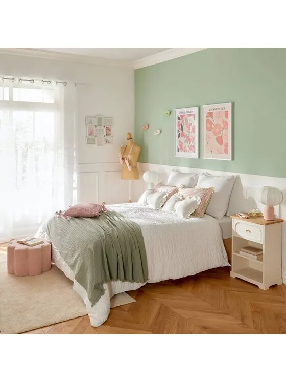 MIAhome MIAhome Poduszka Pufa w kształcie kwiatka Fleur Różowy