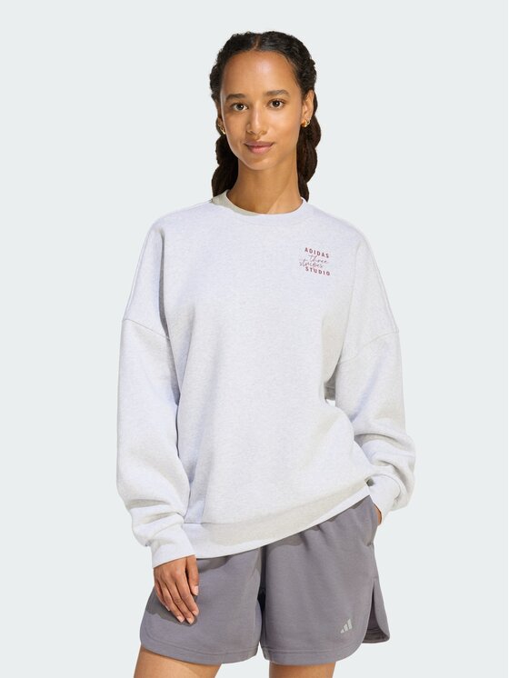 adidas adidas Bluza 158231 Szary Loose Fit