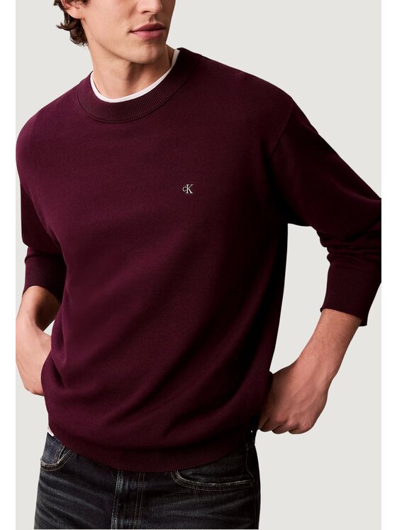 Calvin Klein Jeans Calvin Klein Jeans Maglione LS EZ COTTON CREWNK Viola To Fit