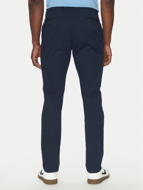 Michael Kors Michael Kors Chino kalhoty CS4301KDR2 Tmavomodrá Slim Fit