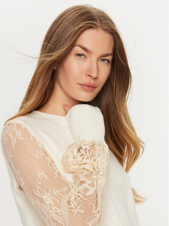 ViCOLO ViCOLO Пуловер 77064S Екрю Regular Fit