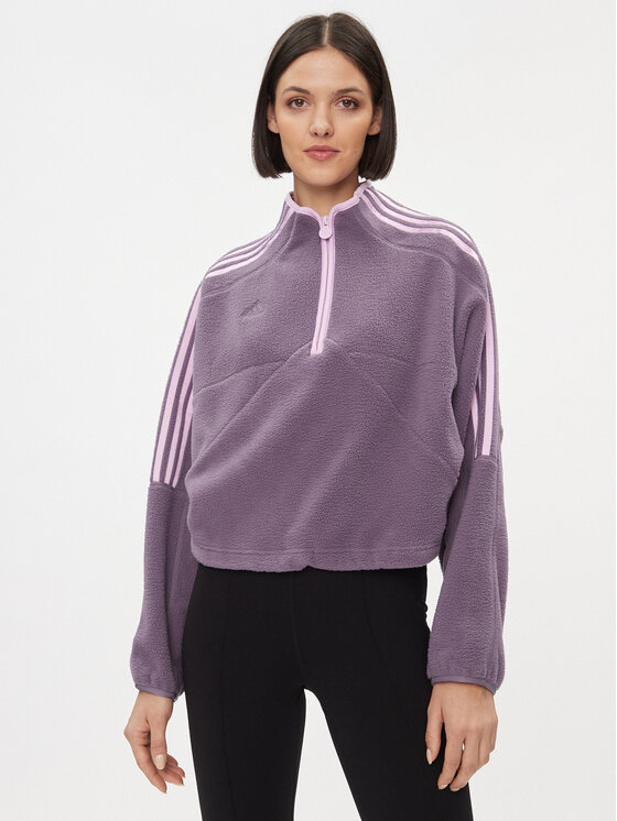 adidas adidas Polár kabát Tiro IJ8431 Lila Loose Fit
