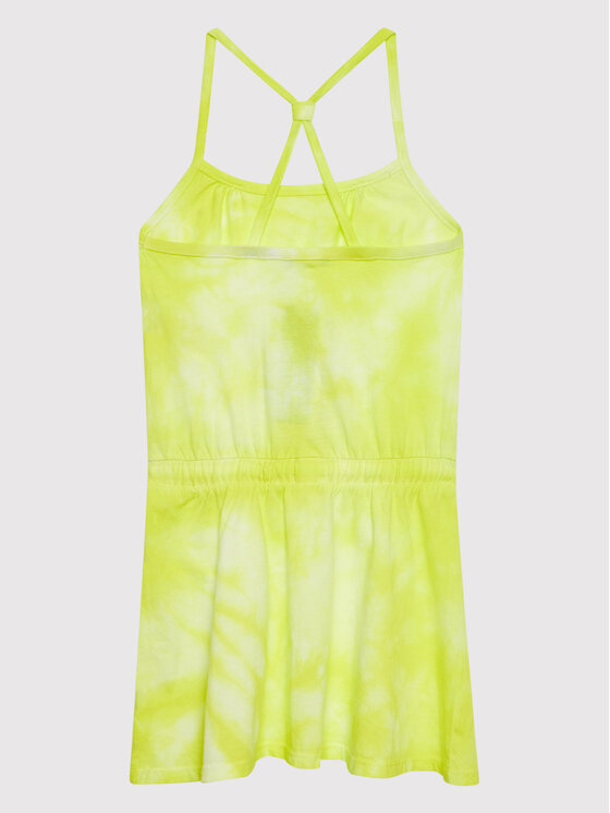 United Colors Of Benetton United Colors Of Benetton Sukienka letnia 3085CV004 Żółty Regular Fit
