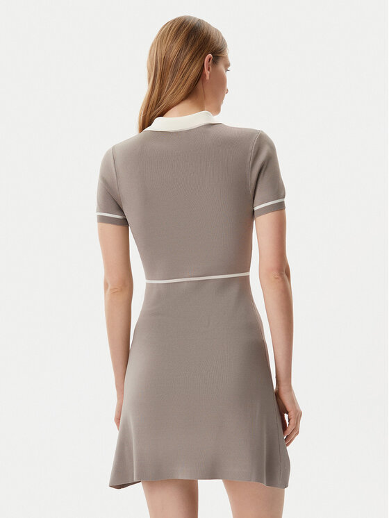 Guess Guess Džemper haljina V5GK00 Z3D60 Smeđa Regular Fit
