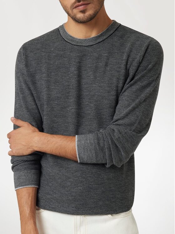 Guess Guess Sweter 168071 Czarny Classic Fit