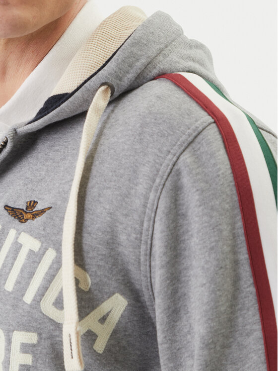 Aeronautica Militare Aeronautica Militare Pulóver 261FE2070UF00677 Szürke Comfort Fit
