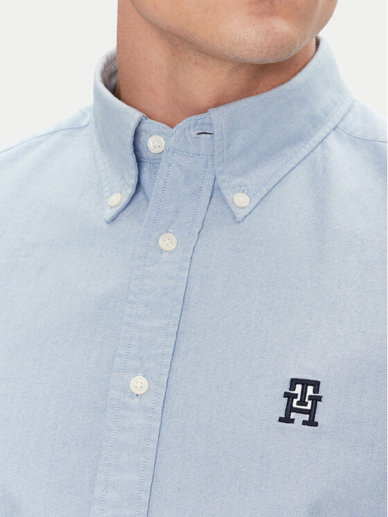 Tommy Hilfiger Tommy Hilfiger Сорочка Heritage MW0MW39235 Блакитний Regular Fit