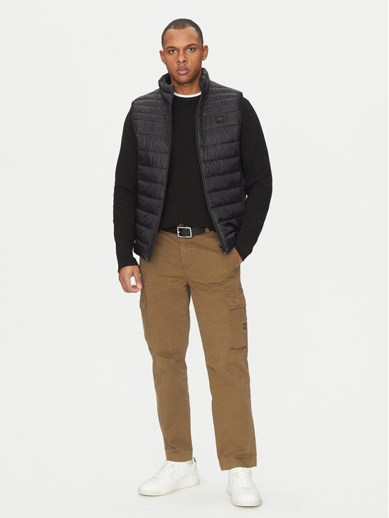 BOSS BOSS Sportski prsluk Odeno2 50530966 Crna Slim Fit