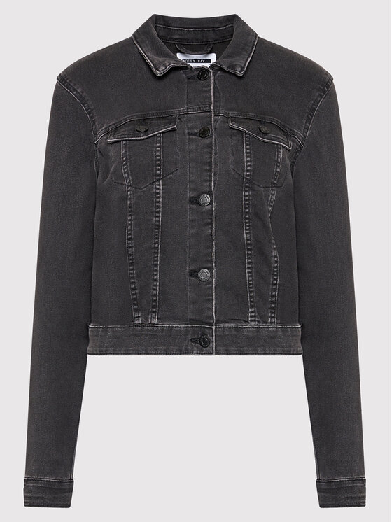 Noisy May Noisy May Traper jakna Debra 27001866 Crna Regular Fit