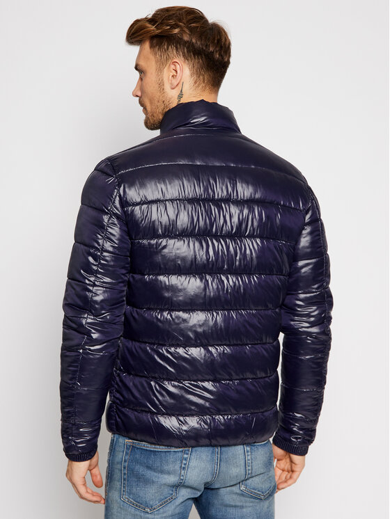 Superdry Daunenjacke High Shine Quilted M5010414A Dunkelblau  