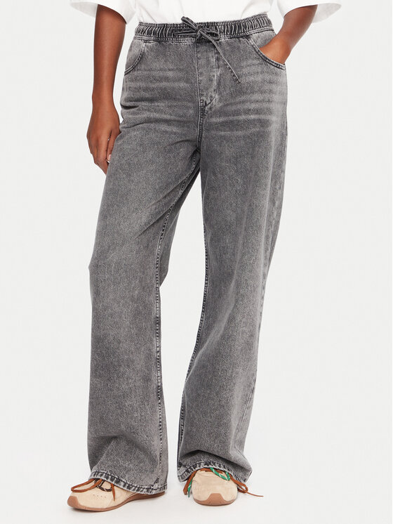 Roxy Roxy Jeansy Stunning ERJDP03318 Šedá Relaxed Fit