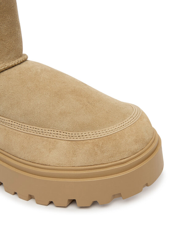 Tommy Hilfiger Tommy Hilfiger Škornji za sneg Real Shearling Pullon FW0FW08997 Bež