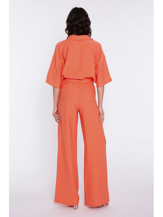 NIFE NIFE Košile K97 Oranžová Oversize
