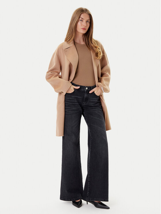 Marella Marella Jeans hlače 2523186034 Črna Wide Leg
