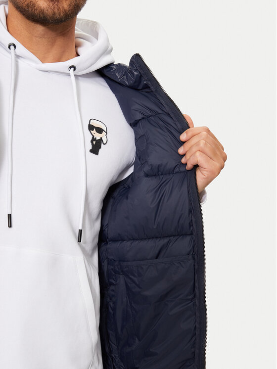 KARL LAGERFELD KARL LAGERFELD Prsluk 505023 544590 Tamnoplava Slim Fit