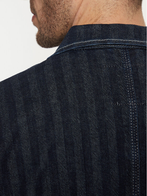 Mustang Mustang Jeansjacke Monowi 1015900 Dunkelblau Boxy Fit