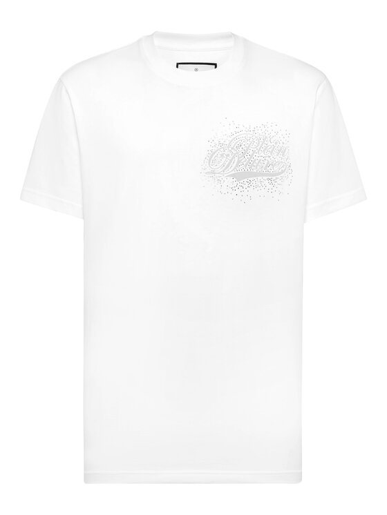PHILIPP PLEIN PHILIPP PLEIN T-Shirt 26163 Biały Regular Fit