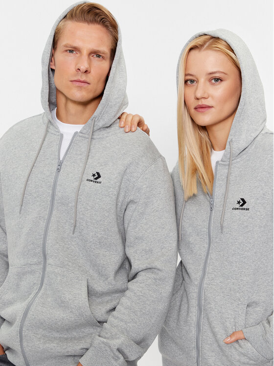 Grey converse hoodie online