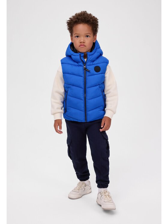 minoti minoti Kamizelka 33GILET501 Niebieski Regular Fit
