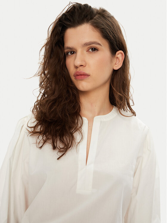 Tommy Hilfiger Tommy Hilfiger Majica WW0WW44059 Bijela Relaxed Fit