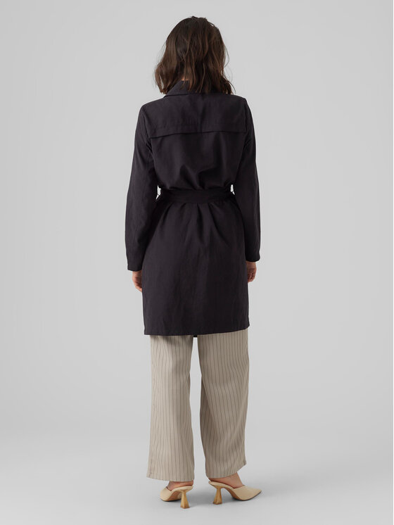 Vero Moda Vero Moda Trench Billie Daisy 10281638 Nero Regular Fit