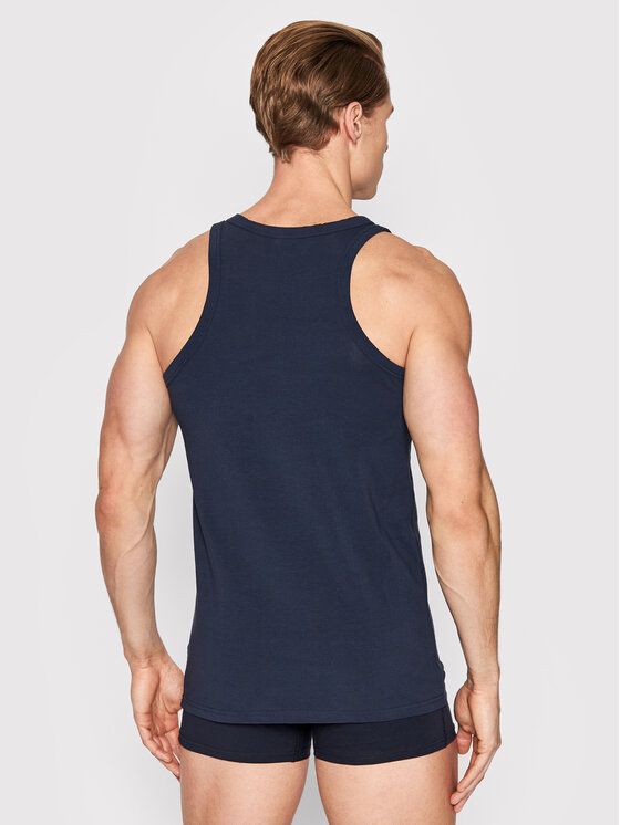 Canottiera 18732 Blu scuro Regular Fit