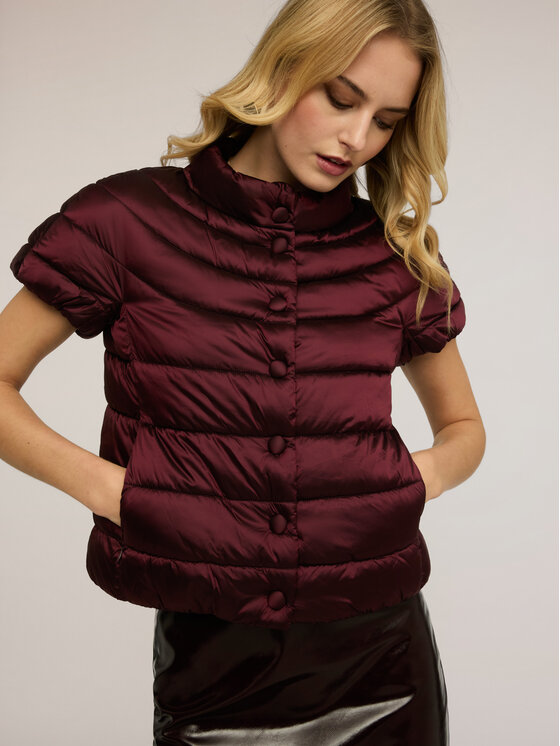Motivi Motivi Giubbotto piumino F011Q000741N036 Bordeaux Regular Fit
