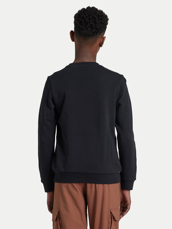 adidas adidas Mikina Trefoil IY7435 Čierna Regular Fit