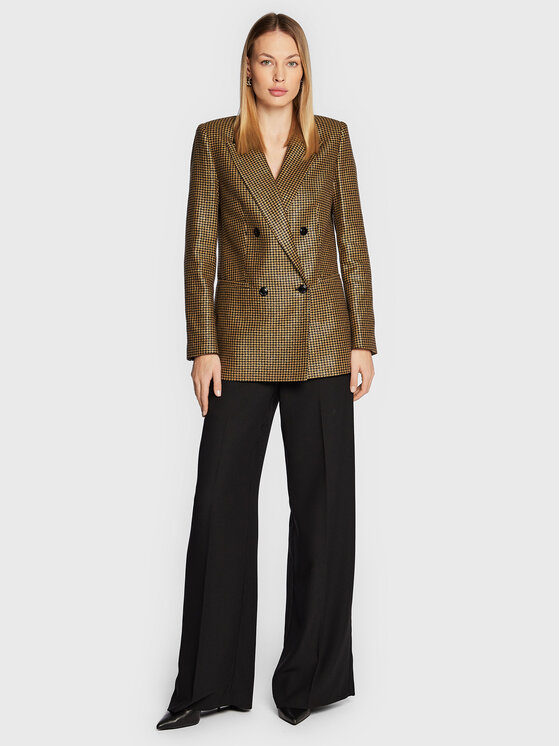 TWINSET TWINSET Švarkas 222TT2317 Auksinė Regular Fit
