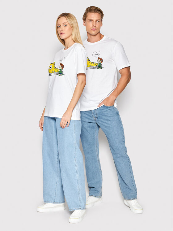 T-shirt Unisex PEANUTS Chuck 10024373-A01 Bianco