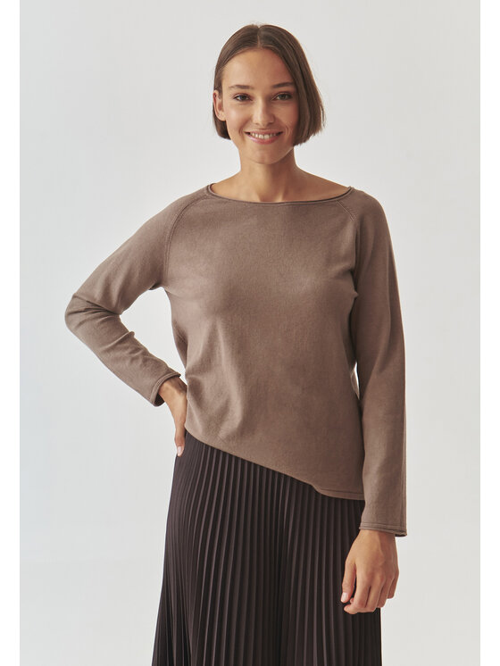 TATUUM TATUUM Sweter BROOKE Beżowy Classic Fit