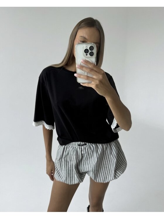 Le Songe Le Songe Szorty materiałowe RAMI Szary Basic Fit