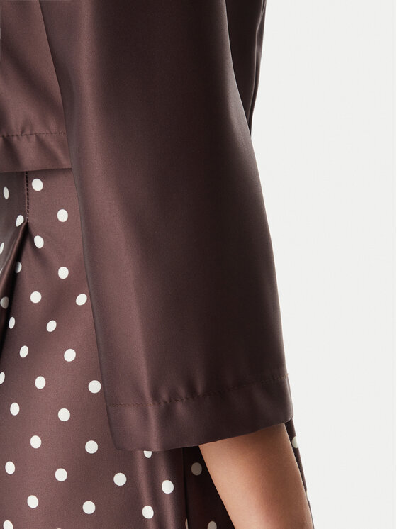 Rinascimento Rinascimento Bolero CFC0127677003 Temno rjava Regular Fit