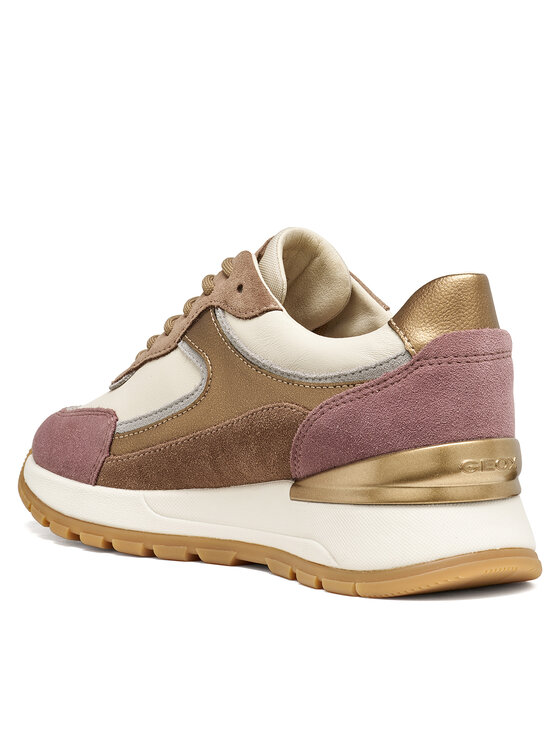 Geox Geox Сникърси D Desya B Abx D563LB 8522 C1SD6 Кремав