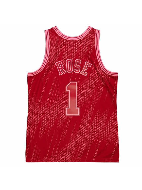 Mitchell & Ness Mitchell & Ness Tank top Chicago Bulls Derrick Rose Czerwony Standard Fit