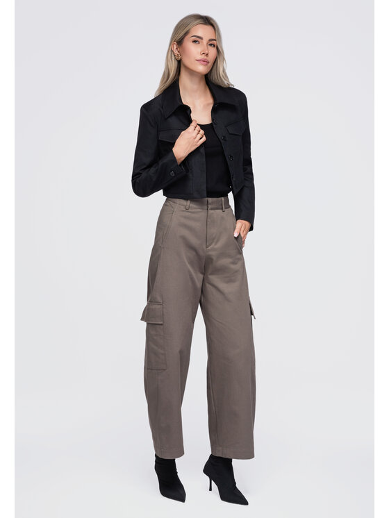 Ombre Ombre Marynarka OW-BL-E0007 Czarny Slim Fit