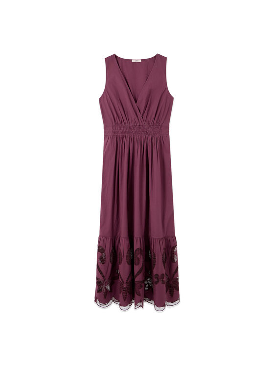 Oltre Oltre Sukienka wieczorowa 7059J000929N022 Fioletowy Regular Fit